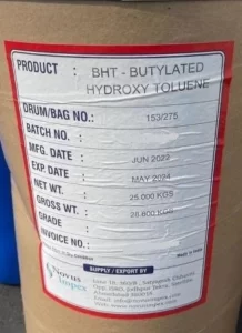 فروش BHT بوتیل هیدروکسی تولوئن چیست و چه کاربردی دارد؟