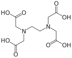 ساختار اتیلن دی آمین تترا استیک اسید