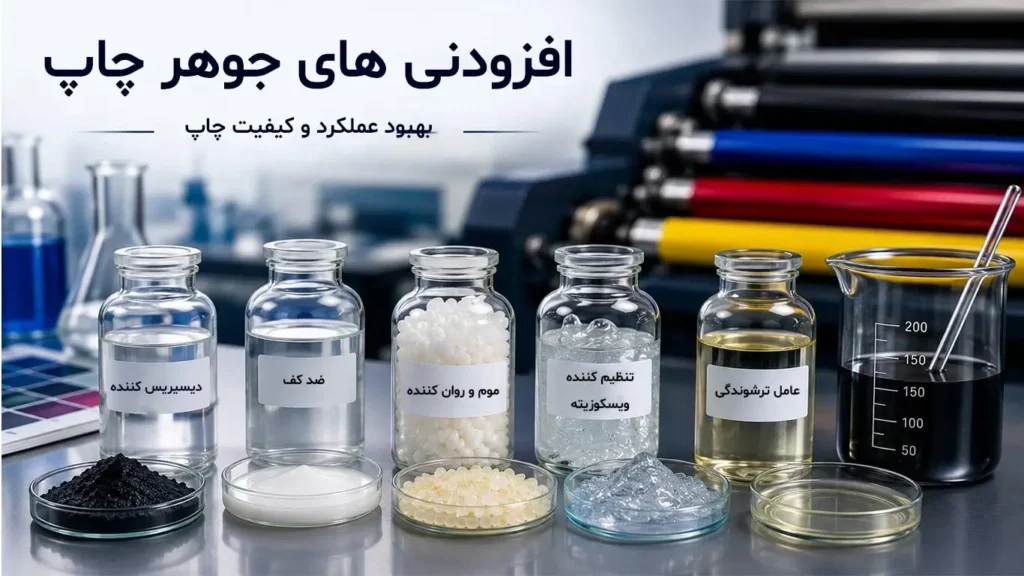 افزودنی های جوهر چاپ