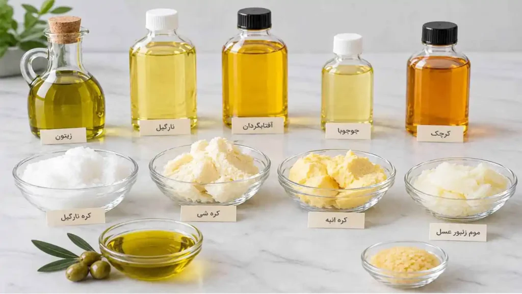 روغن ها و چربی های مورد استفاده در صابون سازی